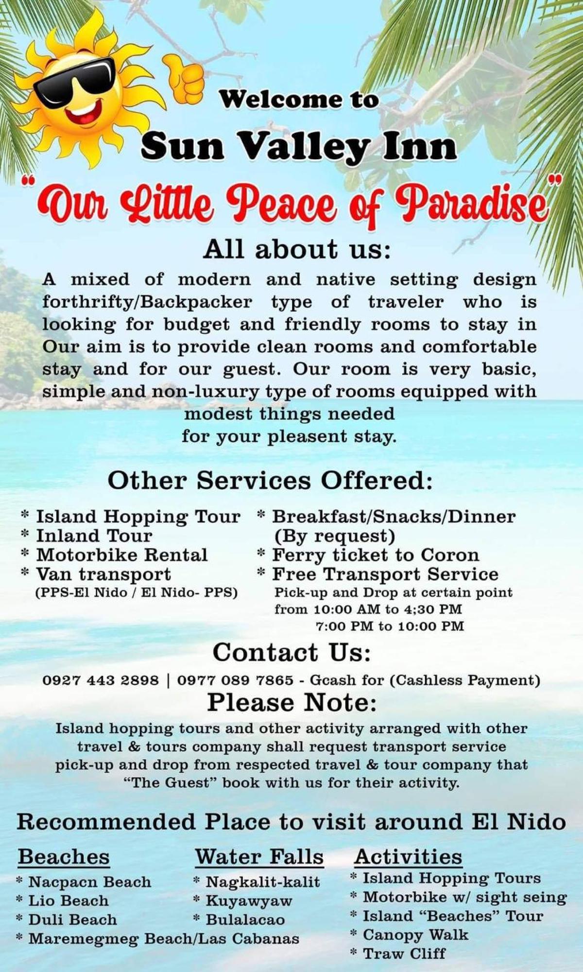 Sun Valley Backpackers Inn 엘니도 외부 사진